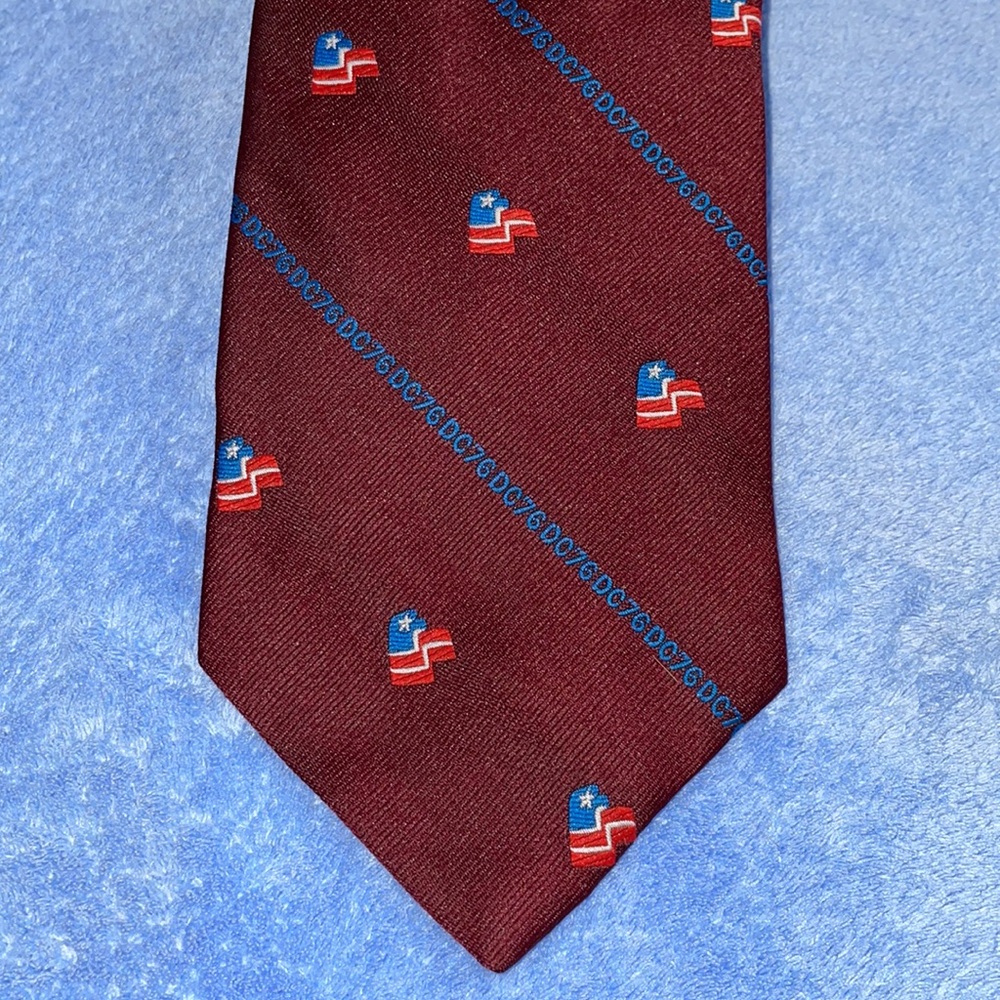 Vintage Raleighs Neck Tie. Maroon. Prince Consort. - Picture 2 of 7